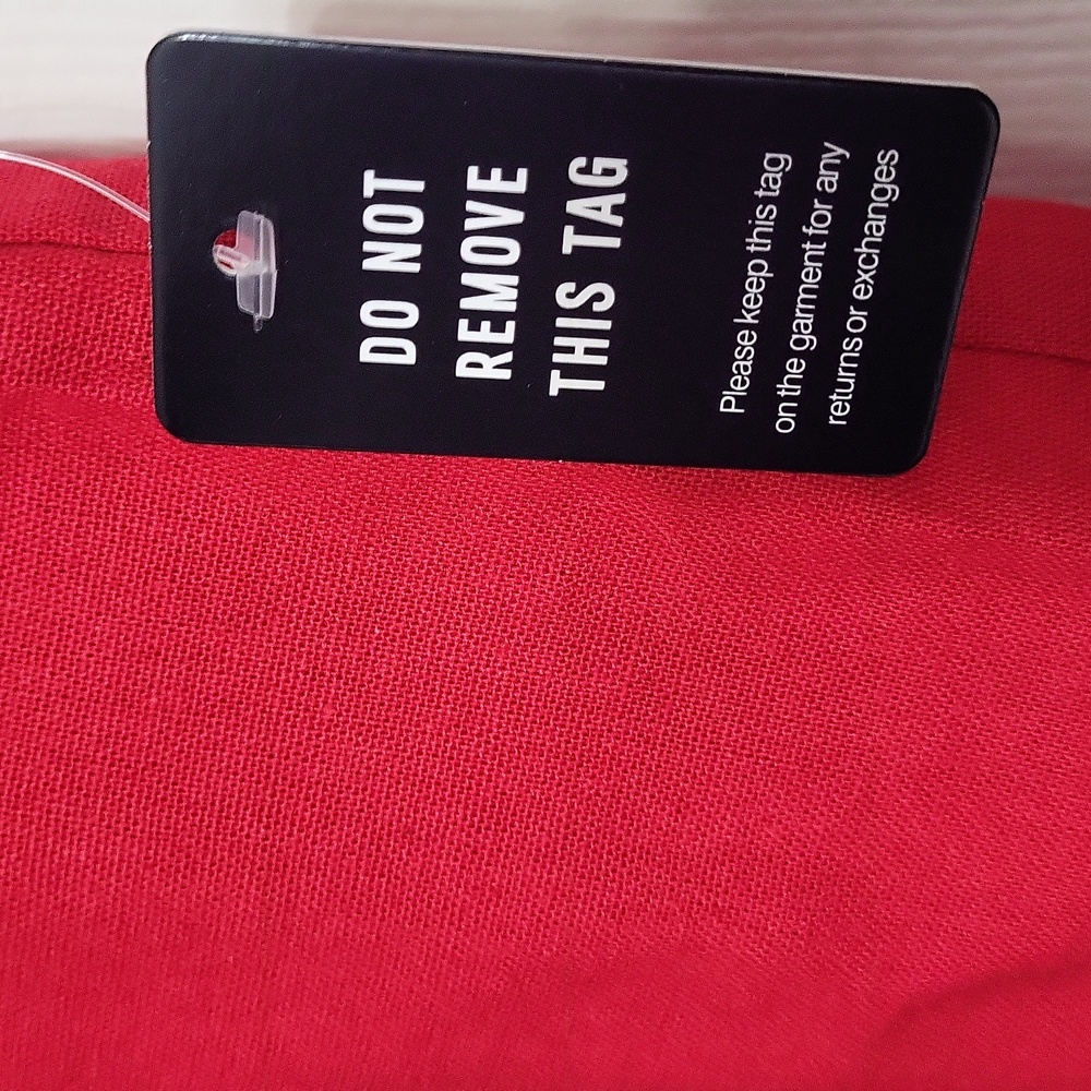 Express Red Women's Top L - Picture 2 of 8